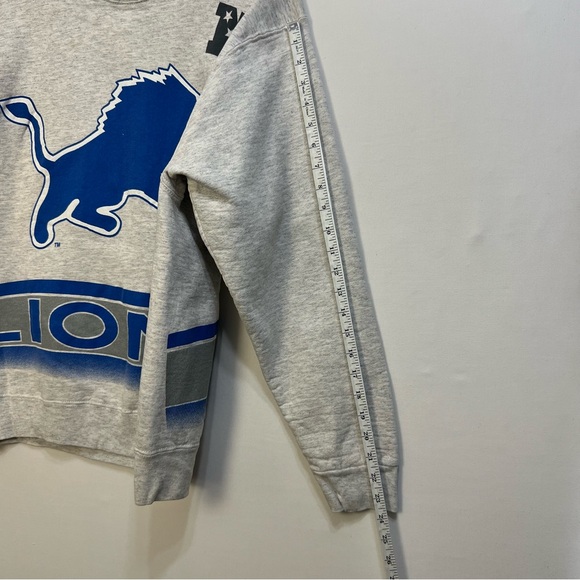 Vintage 90s Detroit Lions NFL Football Big Logo Crewneck Sweater Men’s Large - Picture 7 of 7